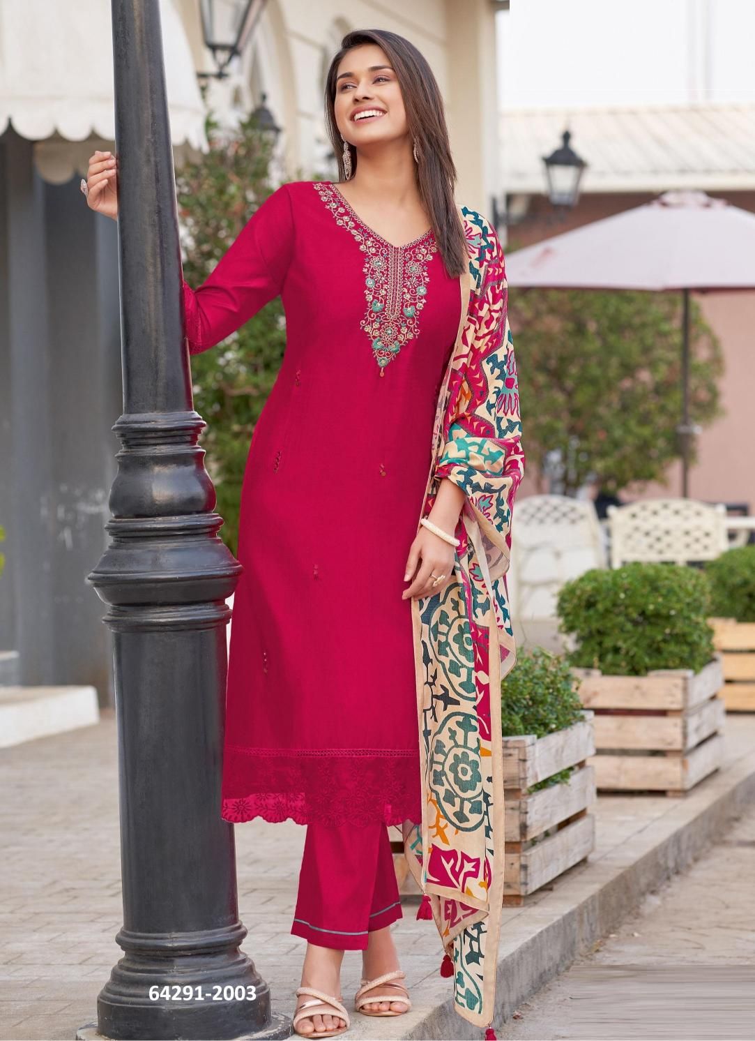 EHSAAS - Catalog # 64291 (Set of 6 Readymade Salwar Suits) EHSAAS - Catalog # 64291 (Set of 6 Readymade Salwar Suits)