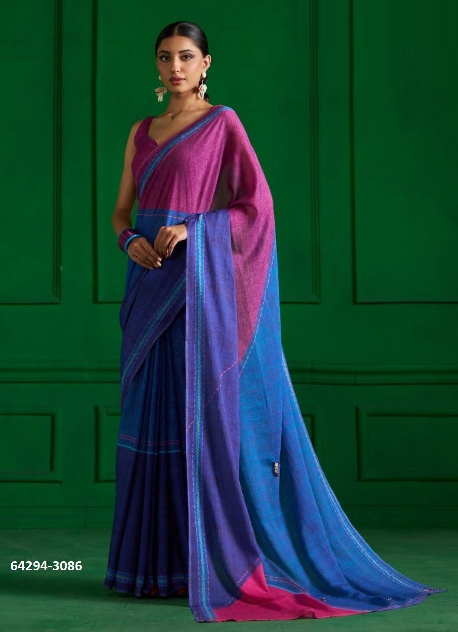 VISCOSE MUL MUL PRINT - Catalog # 64294 (Set of 12 Sarees) VISCOSE MUL MUL PRINT - Catalog # 64294 (Set of 12 Sarees)