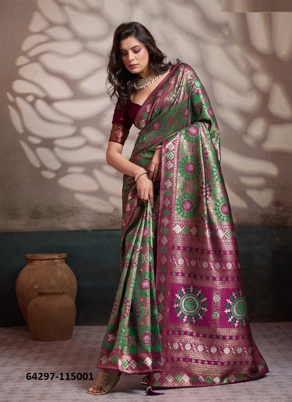 ORIANA - Catalog # 64297 (Set of 6 Sarees) ORIANA - Catalog # 64297 (Set of 6 Sarees)