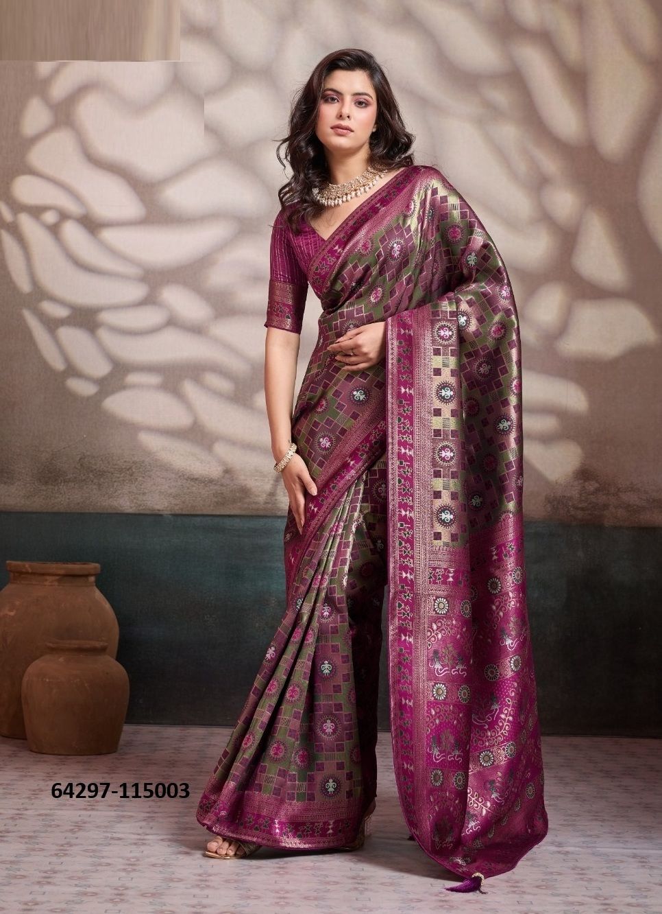 ORIANA - Catalog # 64297 (Set of 6 Sarees) ORIANA - Catalog # 64297 (Set of 6 Sarees)