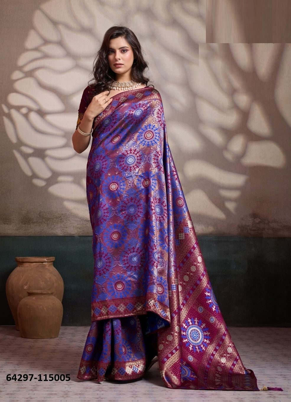 ORIANA - Catalog # 64297 (Set of 6 Sarees) ORIANA - Catalog # 64297 (Set of 6 Sarees)