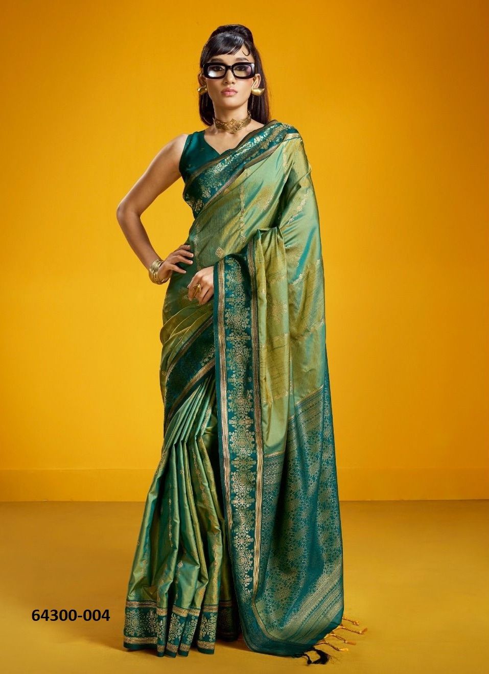 KILKAARI - Catalog # 64300 (Set of 6 Sarees) KILKAARI - Catalog # 64300 (Set of 6 Sarees)