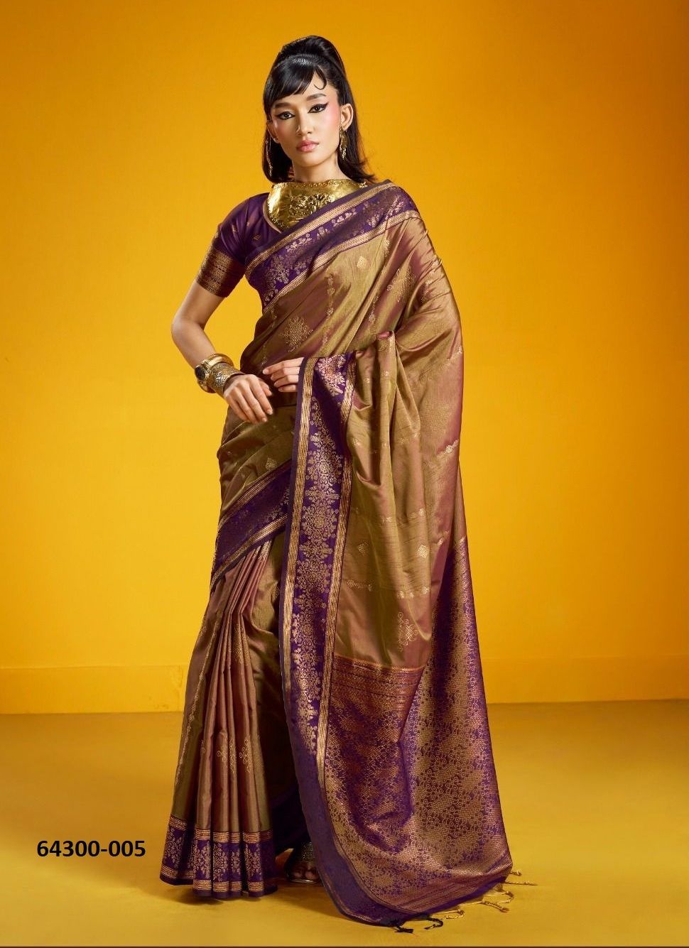 KILKAARI - Catalog # 64300 (Set of 6 Sarees) KILKAARI - Catalog # 64300 (Set of 6 Sarees)