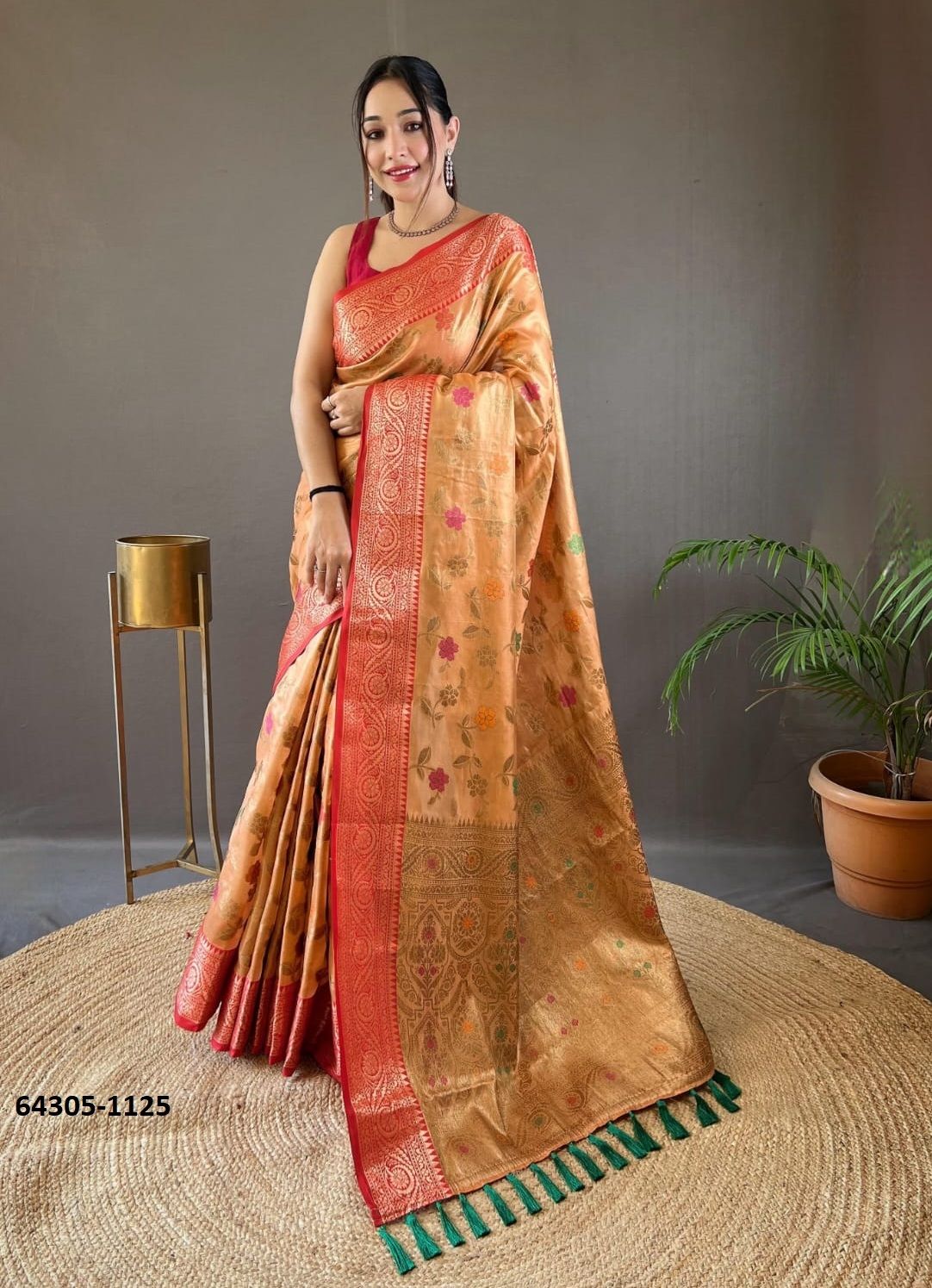SABARI & SITARA JAAL - Catalog # 64305 (Set of 6 Sarees)