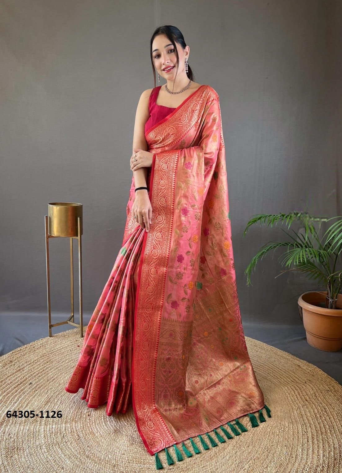 SABARI & SITARA JAAL - Catalog # 64305 (Set of 6 Sarees)