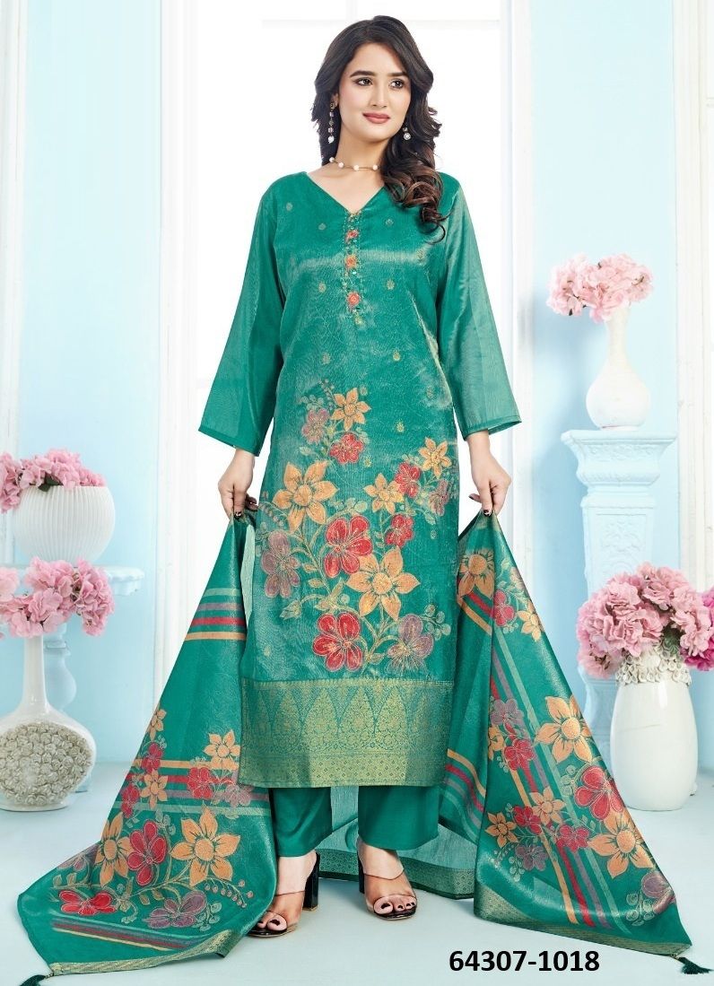 NARGIS - Catalog # 64307 (Set of 4 SIZE-SETS [Readymade Salwar Suits])