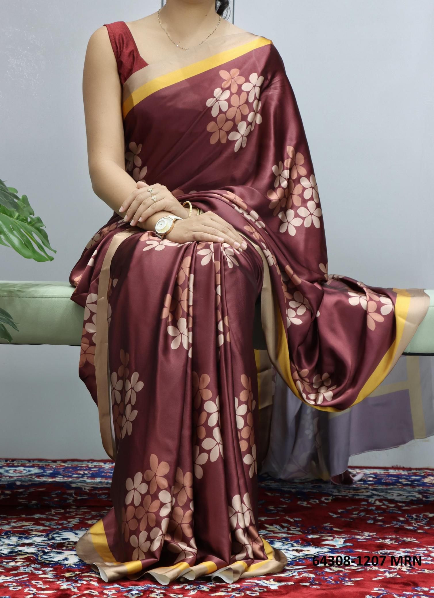 SERIES 1207 - Catalog # 64308 (Set of 4 Sarees) SERIES 1207 - Catalog # 64308 (Set of 4 Sarees)