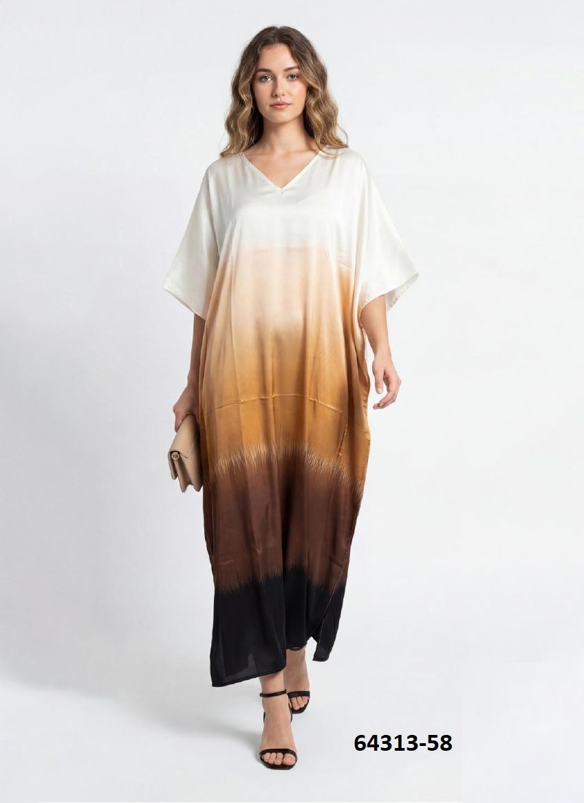 SATIN BREEZE 8 - Catalog # 64313 (Set of 8 Kaftans / Ponchos) SATIN BREEZE 8 - Catalog # 64313 (Set of 8 Kaftans / Ponchos)