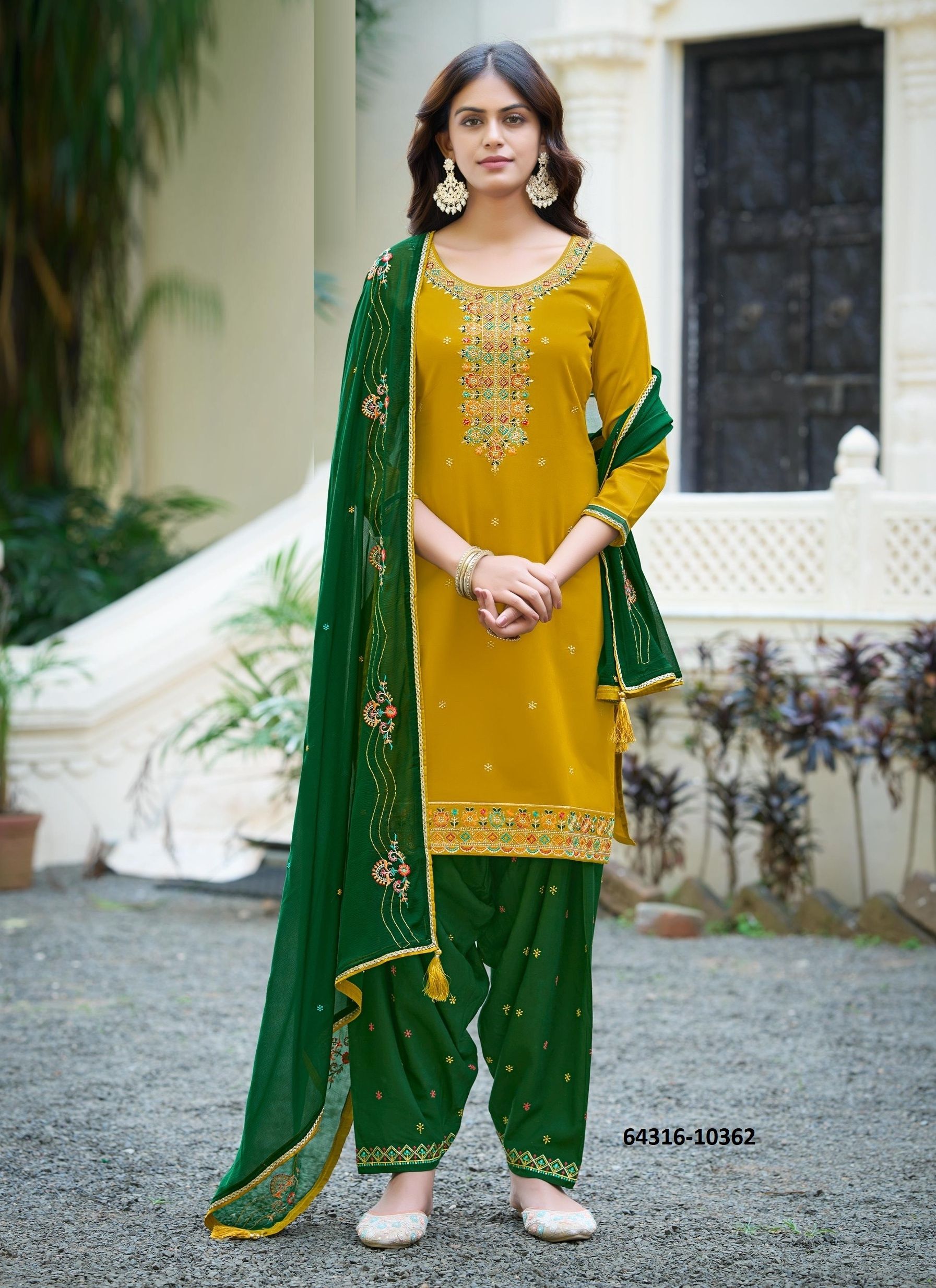FASHION OF PATIALA 40 - Catalog # 64316 (Set of 6 Readymade Salwar Suits)