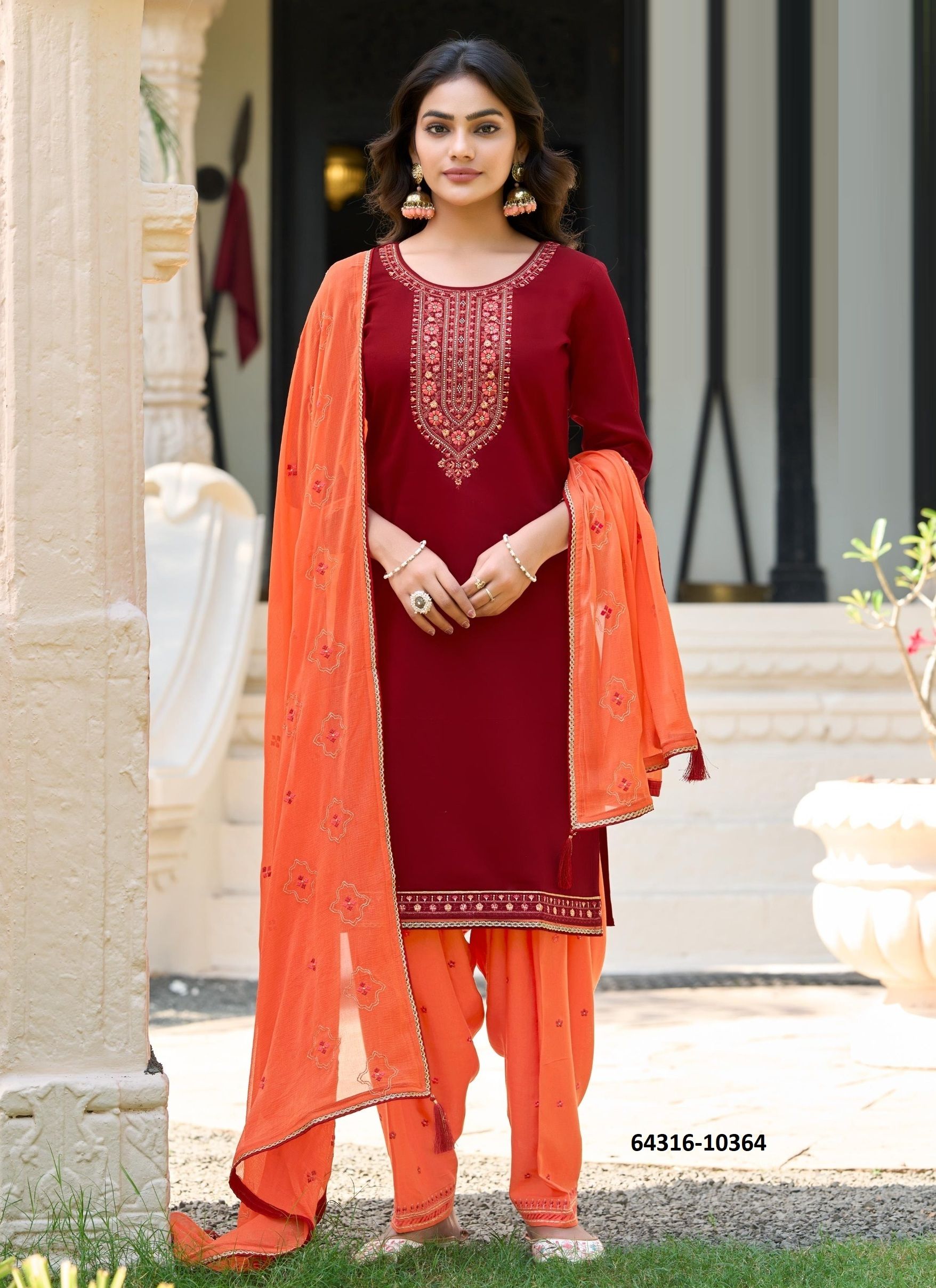 FASHION OF PATIALA 40 - Catalog # 64316 (Set of 6 Readymade Salwar Suits)