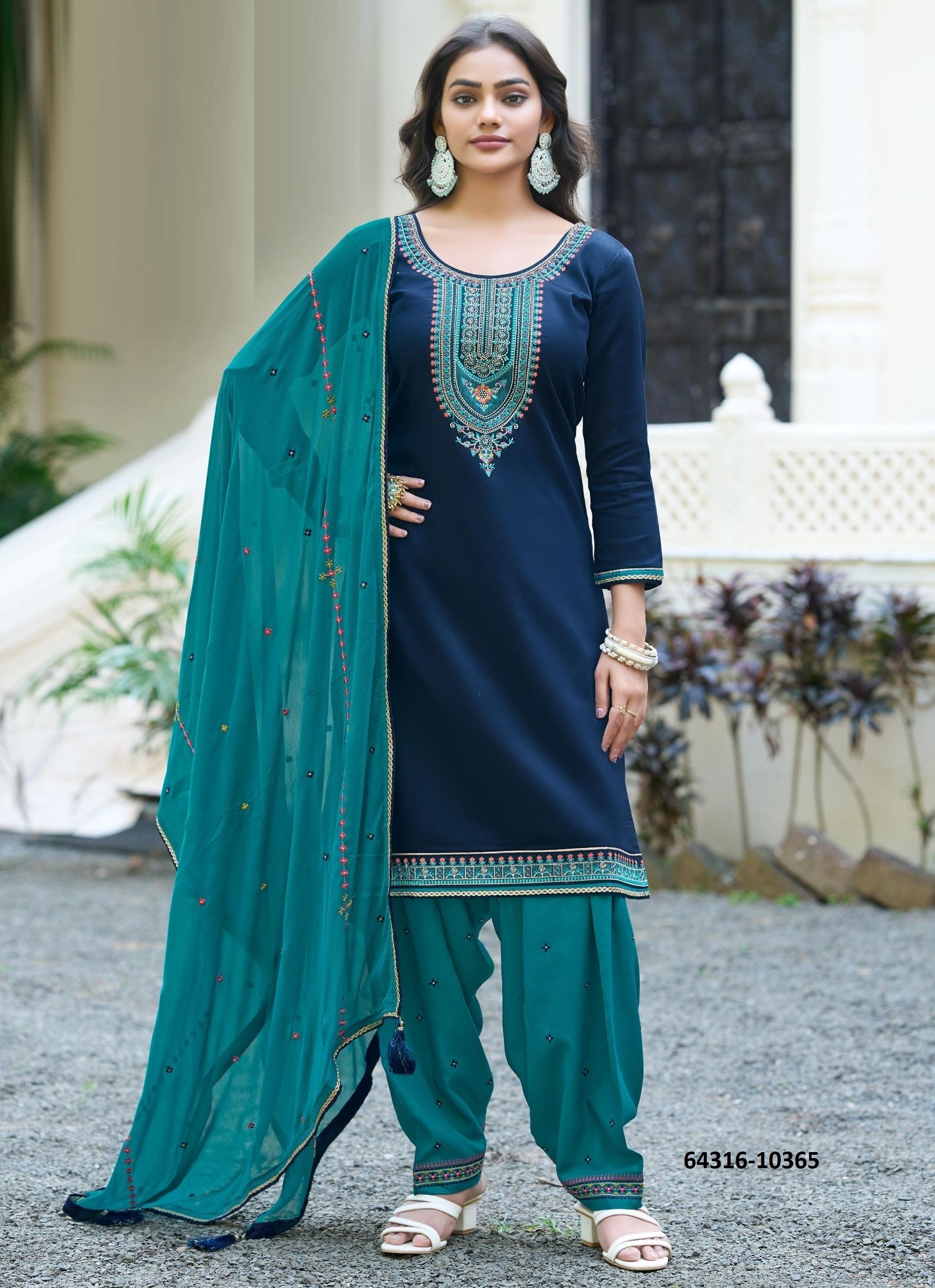 FASHION OF PATIALA 40 - Catalog # 64316 (Set of 6 Readymade Salwar Suits)