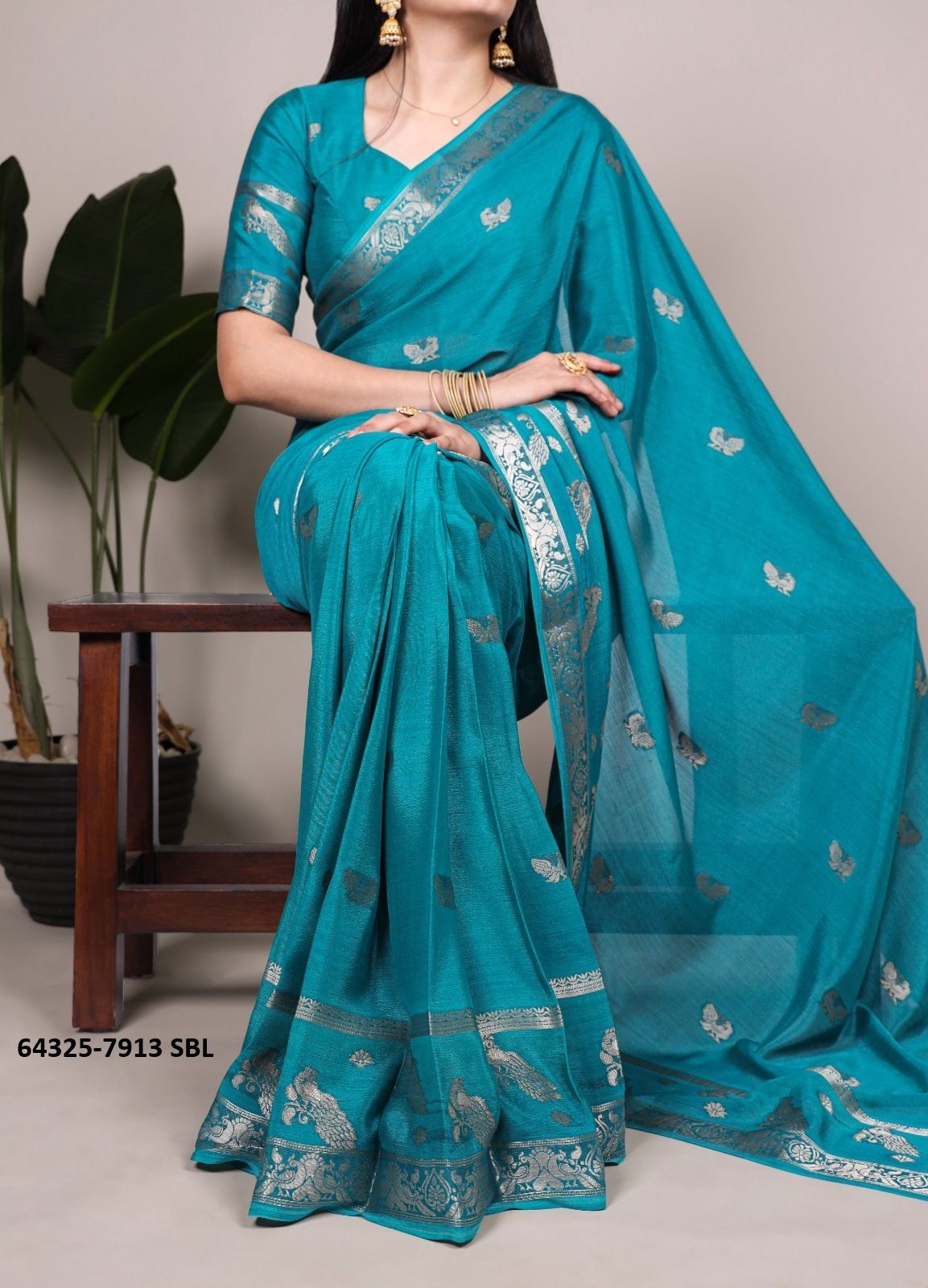 SERIES 7913 - Catalog # 64325 (Set of 4 Sarees) SERIES 7913 - Catalog # 64325 (Set of 4 Sarees)