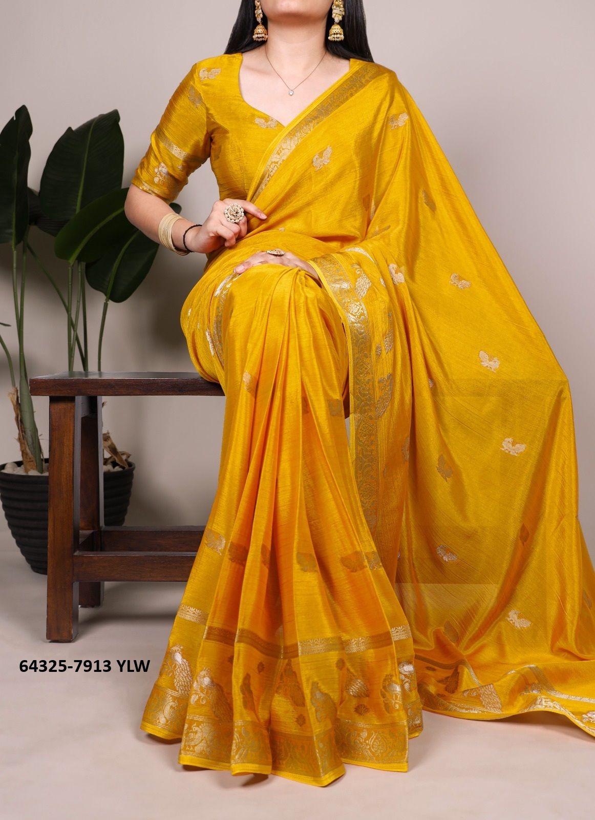 SERIES 7913 - Catalog # 64325 (Set of 4 Sarees) SERIES 7913 - Catalog # 64325 (Set of 4 Sarees)