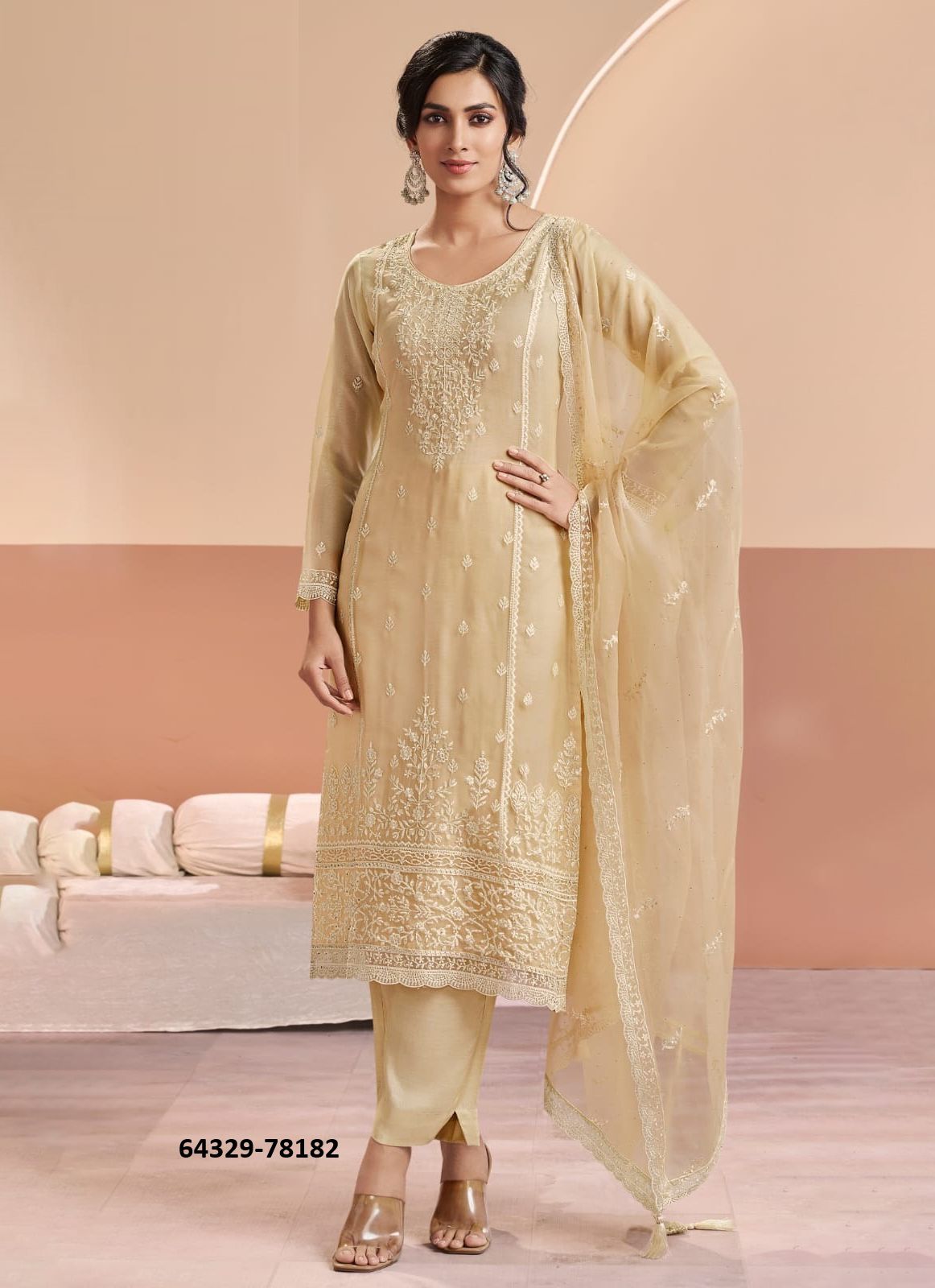 INNAYAH - Catalog # 64329 (Set of 5 Semi-Stitched / Un-Stitched Suits) INNAYAH - Catalog # 64329 (Set of 5 Semi-Stitched / Un-Stitched Suits)