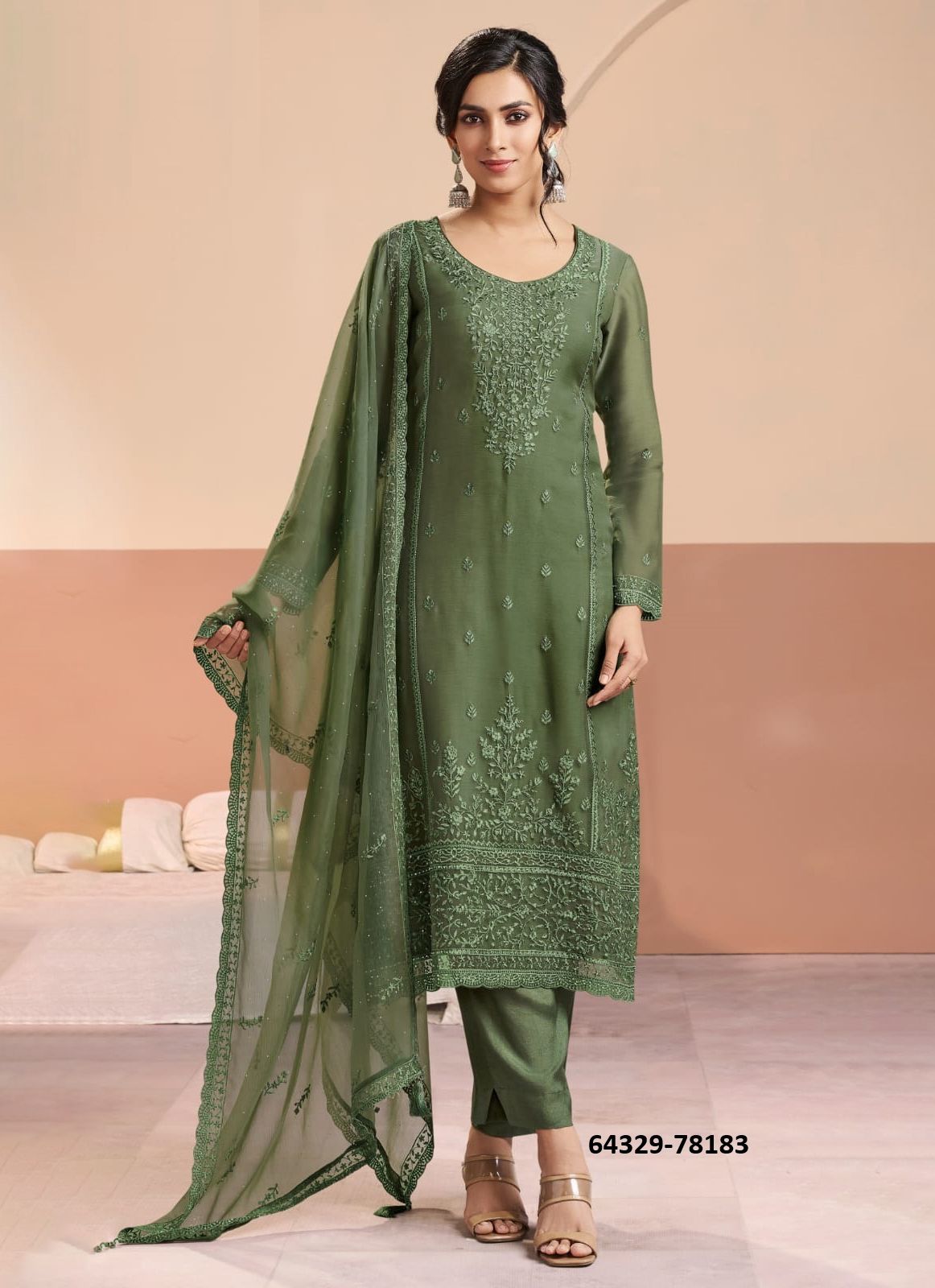 INNAYAH - Catalog # 64329 (Set of 5 Semi-Stitched / Un-Stitched Suits) INNAYAH - Catalog # 64329 (Set of 5 Semi-Stitched / Un-Stitched Suits)