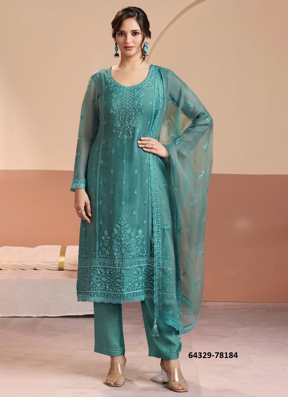 INNAYAH - Catalog # 64329 (Set of 5 Semi-Stitched / Un-Stitched Suits) INNAYAH - Catalog # 64329 (Set of 5 Semi-Stitched / Un-Stitched Suits)