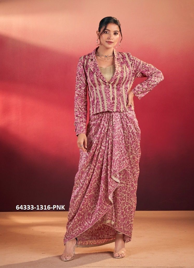 BOHO SANSKRITI - Catalog # 64333 (Set of 4 Indo-Western Outfits) BOHO SANSKRITI - Catalog # 64333 (Set of 4 Indo-Western Outfits)