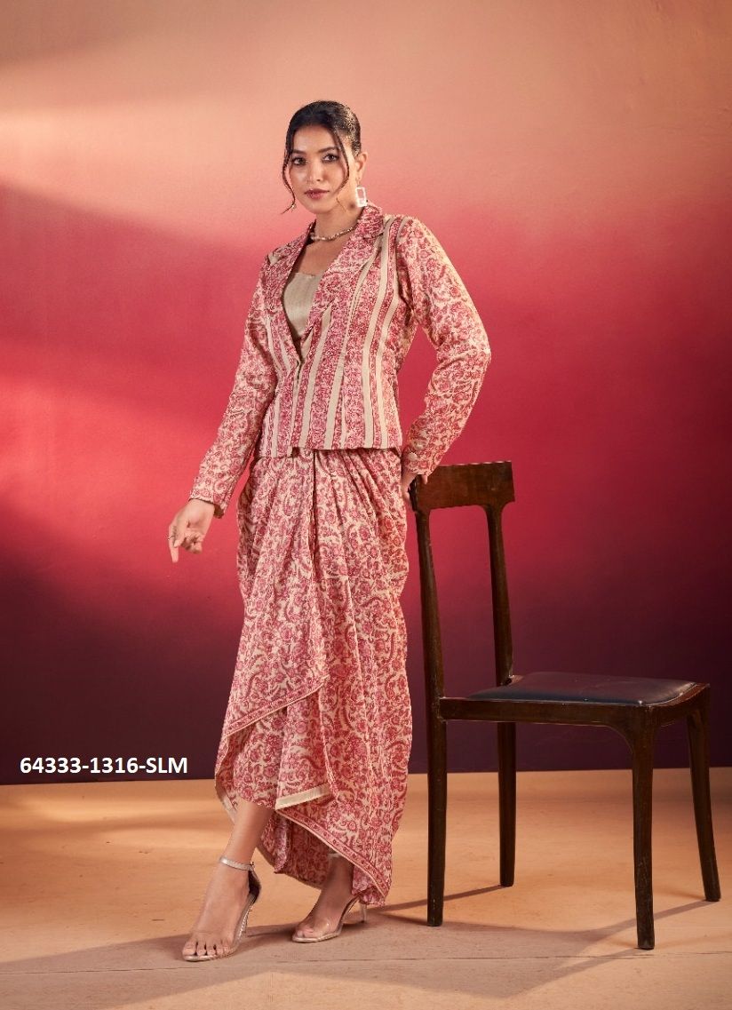 BOHO SANSKRITI - Catalog # 64333 (Set of 4 Indo-Western Outfits) BOHO SANSKRITI - Catalog # 64333 (Set of 4 Indo-Western Outfits)