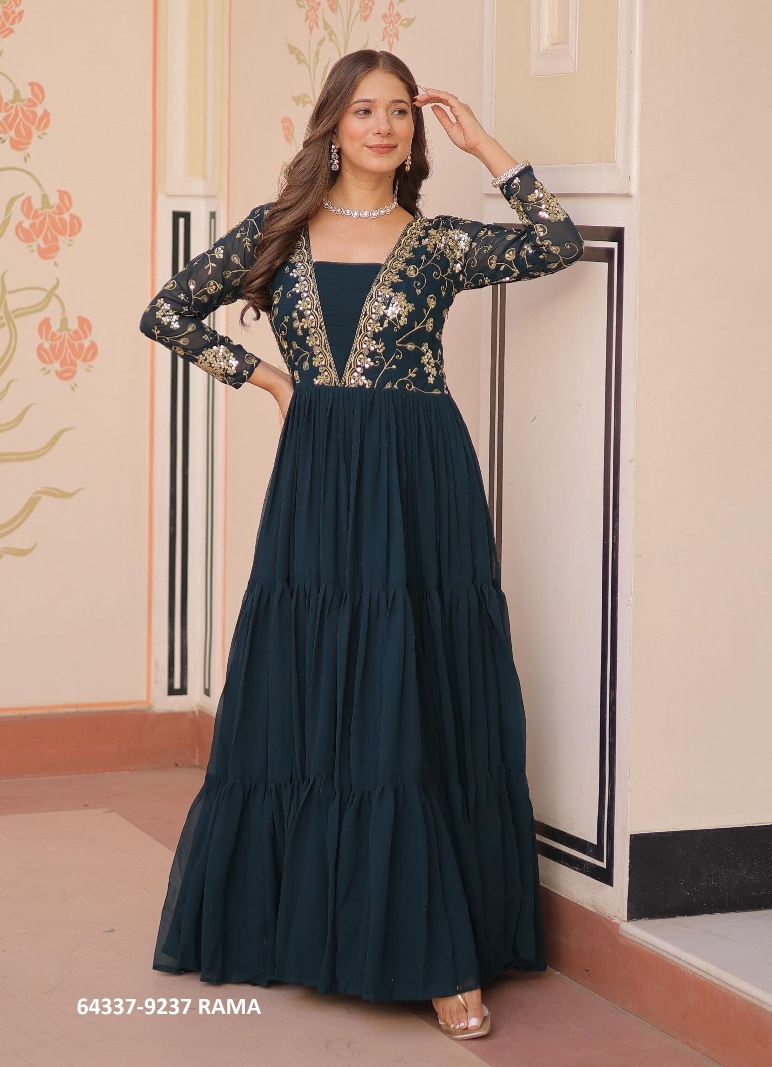 SERIES 9237 - Catalog # 64337 (Set of 3 Readymade Gowns) SERIES 9237 - Catalog # 64337 (Set of 3 Readymade Gowns)