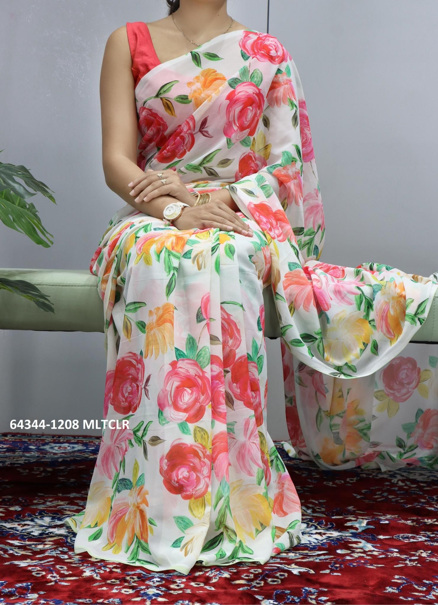 SERIES 1208 - Catalog # 64344 (Set of 3 Sarees)
