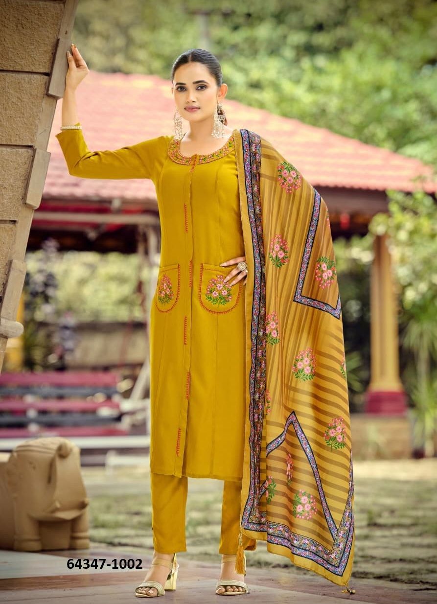 PARI - Catalog # 64347 (Set of 6 Readymade Salwar Suits) PARI - Catalog # 64347 (Set of 6 Readymade Salwar Suits)