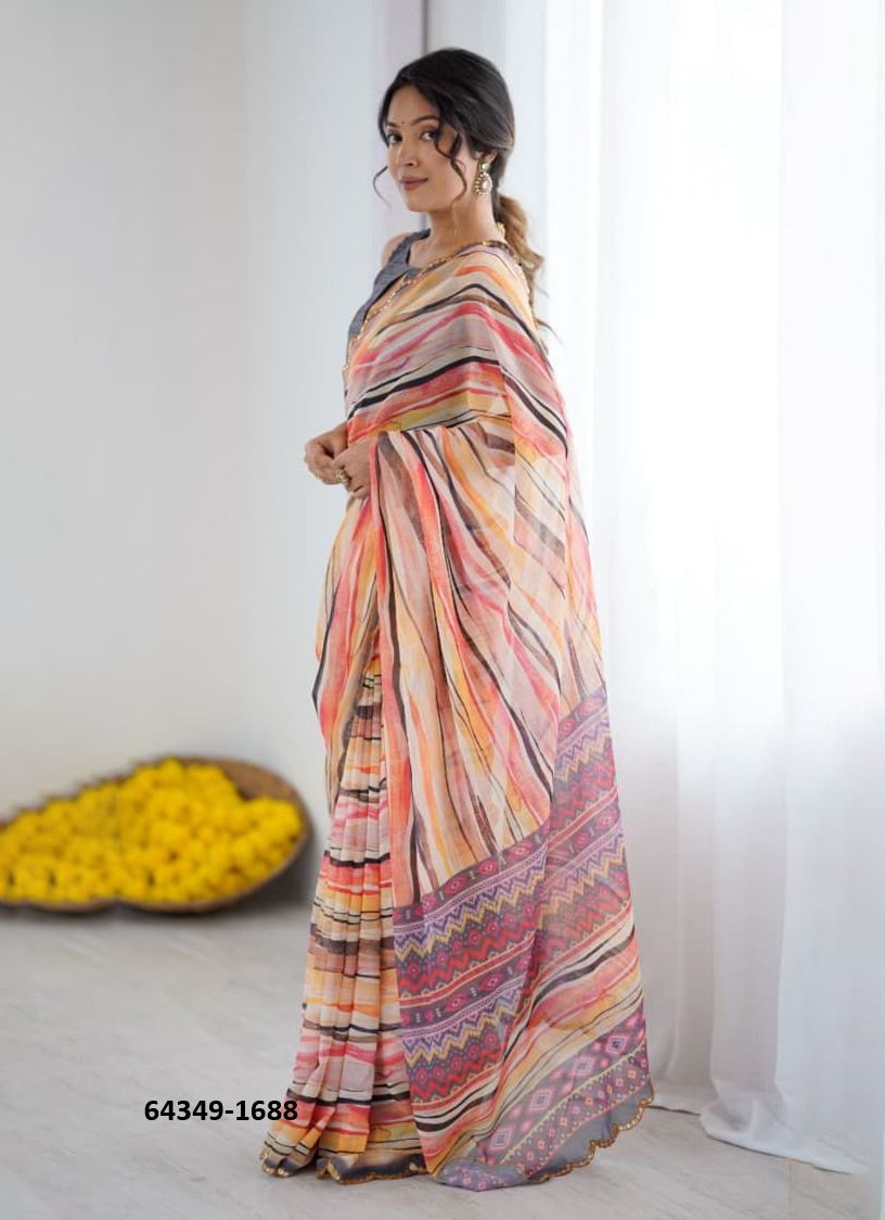 SERIES 1686 - Catalog # 64349 (Set of 7 Sarees)