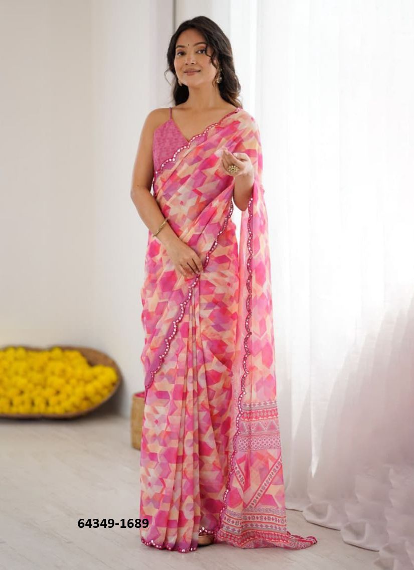 SERIES 1686 - Catalog # 64349 (Set of 7 Sarees)