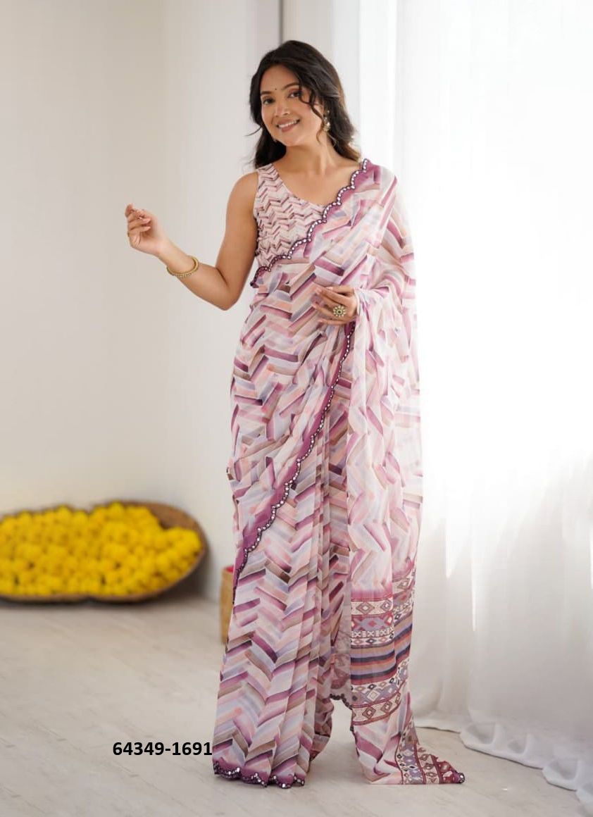 SERIES 1686 - Catalog # 64349 (Set of 7 Sarees)