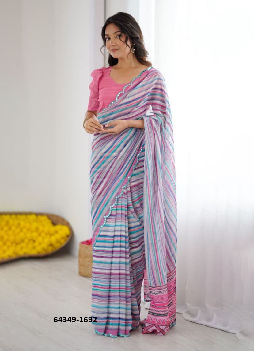 SERIES 1686 - Catalog # 64349 (Set of 7 Sarees)