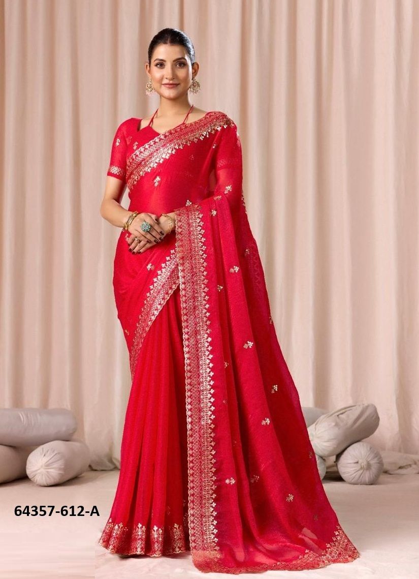 SERIES 612 - Catalog # 64357 (Set of 5 Sarees) SERIES 612 - Catalog # 64357 (Set of 5 Sarees)
