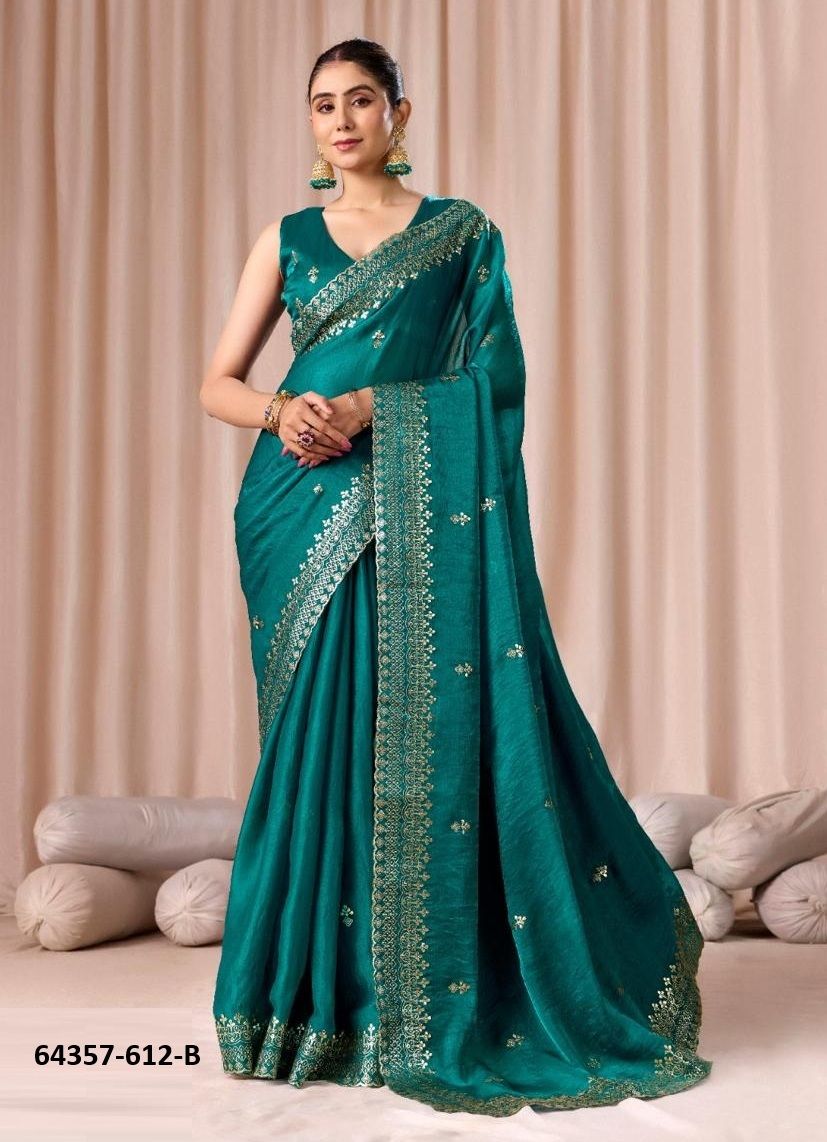 SERIES 612 - Catalog # 64357 (Set of 5 Sarees) SERIES 612 - Catalog # 64357 (Set of 5 Sarees)