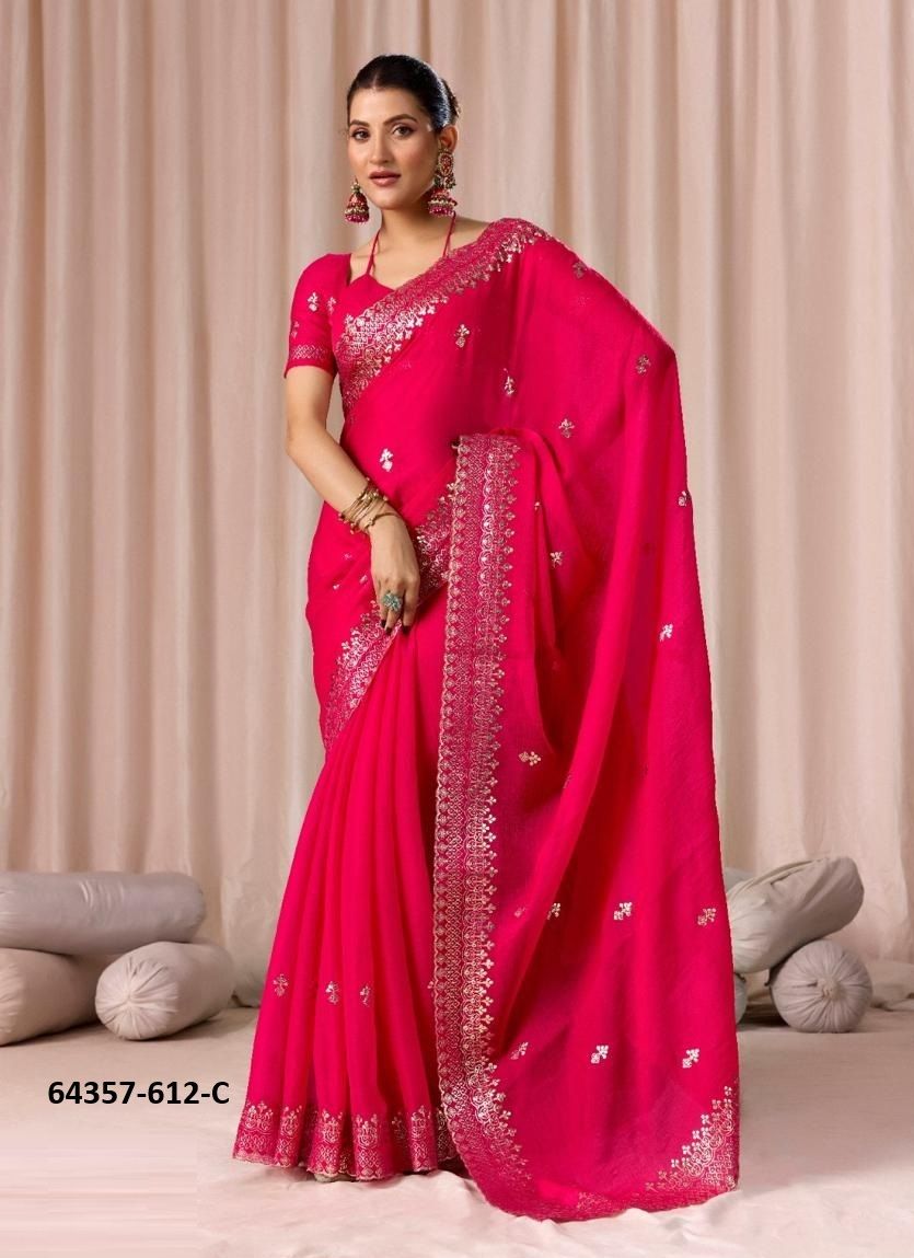SERIES 612 - Catalog # 64357 (Set of 5 Sarees) SERIES 612 - Catalog # 64357 (Set of 5 Sarees)