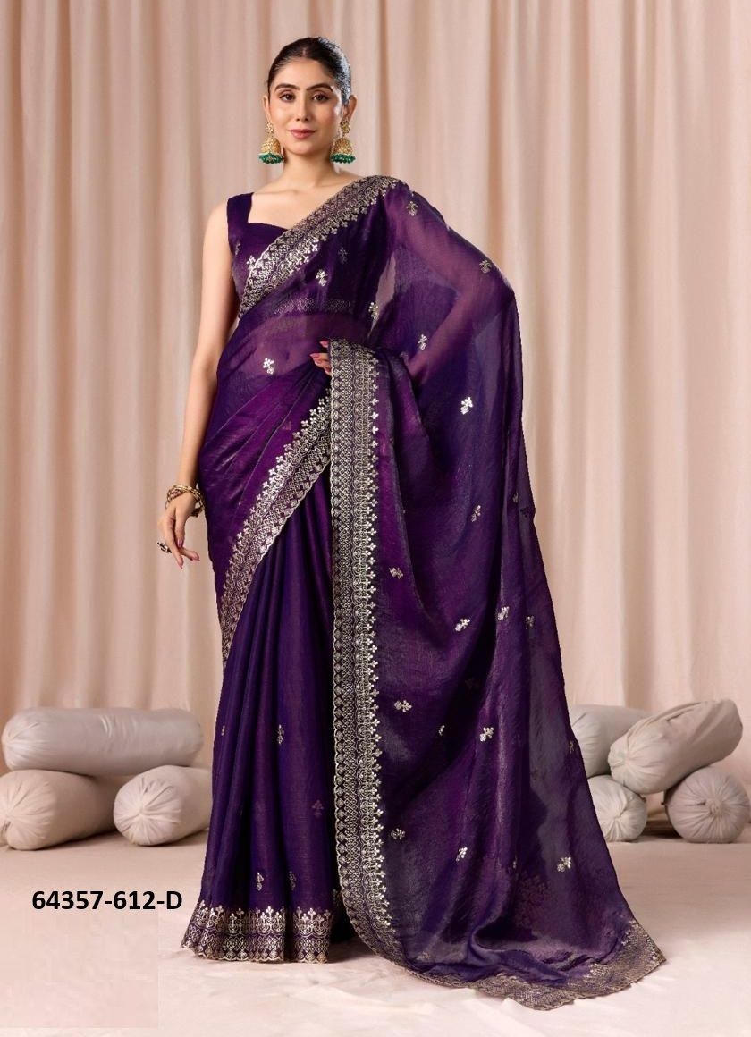 SERIES 612 - Catalog # 64357 (Set of 5 Sarees) SERIES 612 - Catalog # 64357 (Set of 5 Sarees)