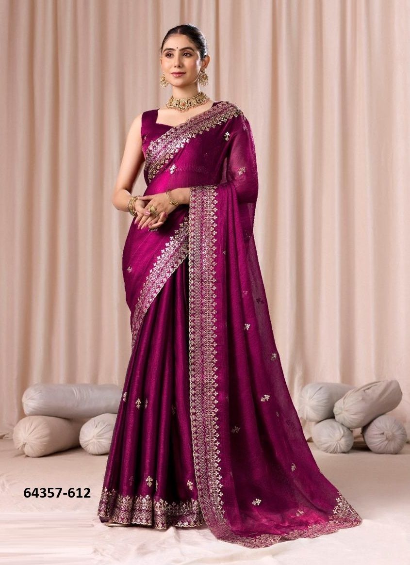 SERIES 612 - Catalog # 64357 (Set of 5 Sarees) SERIES 612 - Catalog # 64357 (Set of 5 Sarees)