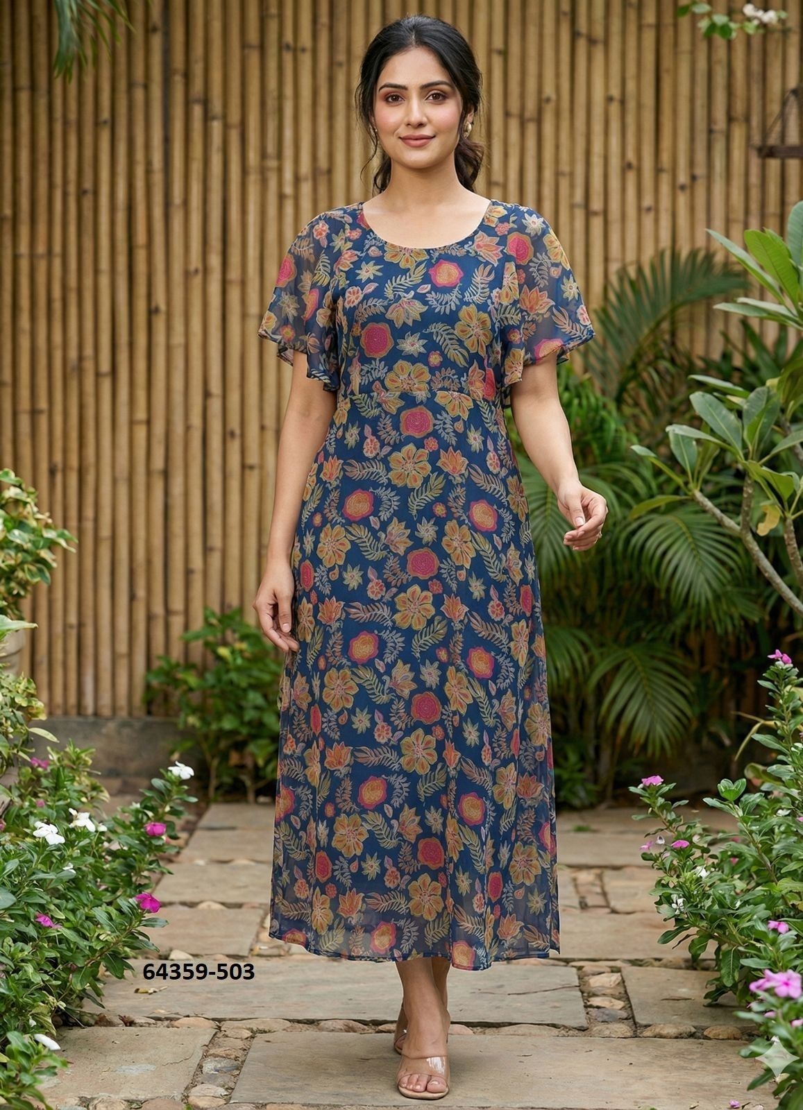 TROPICAL - Catalog # 64359 (Set of 6 Readymade Women's Kurtis / Tops) TROPICAL - Catalog # 64359 (Set of 6 Readymade Women's Kurtis / Tops)