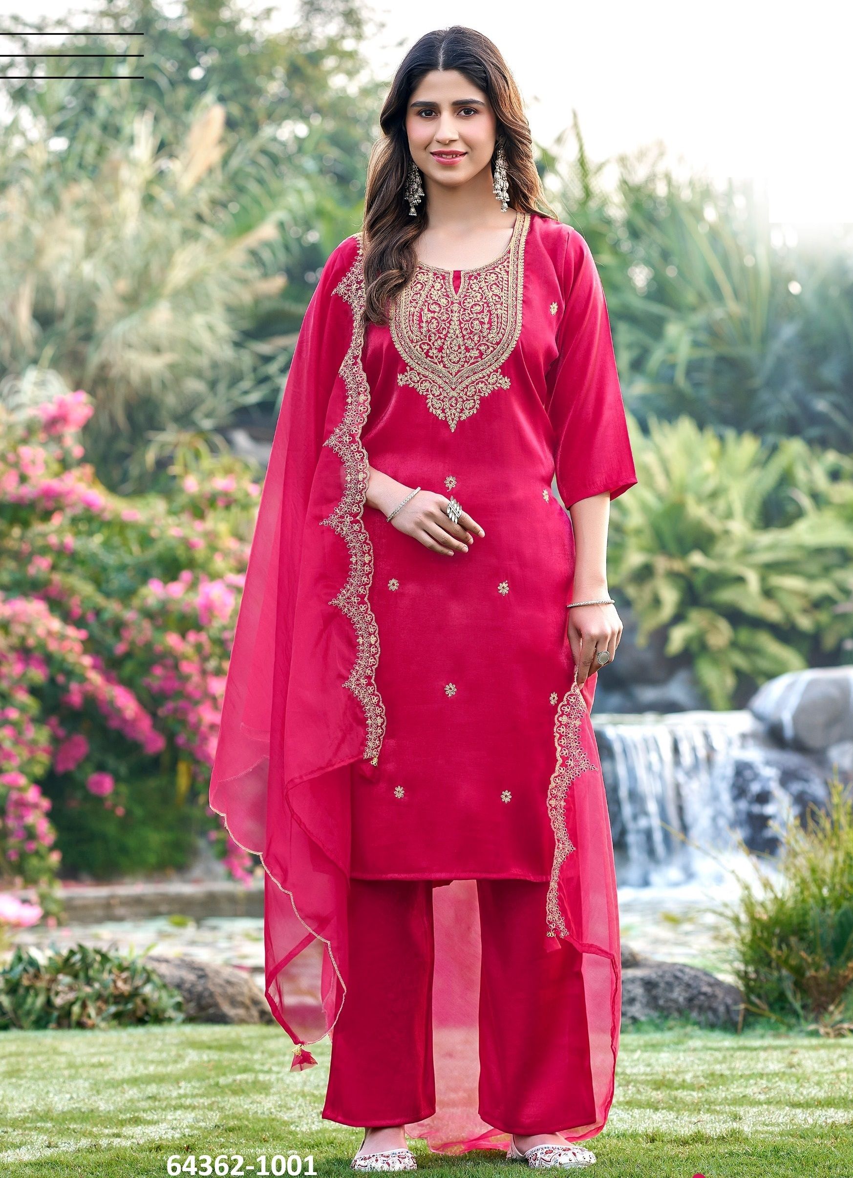 FALAK - Catalog # 64362 (Set of 6 Readymade Salwar Suits) FALAK - Catalog # 64362 (Set of 6 Readymade Salwar Suits)