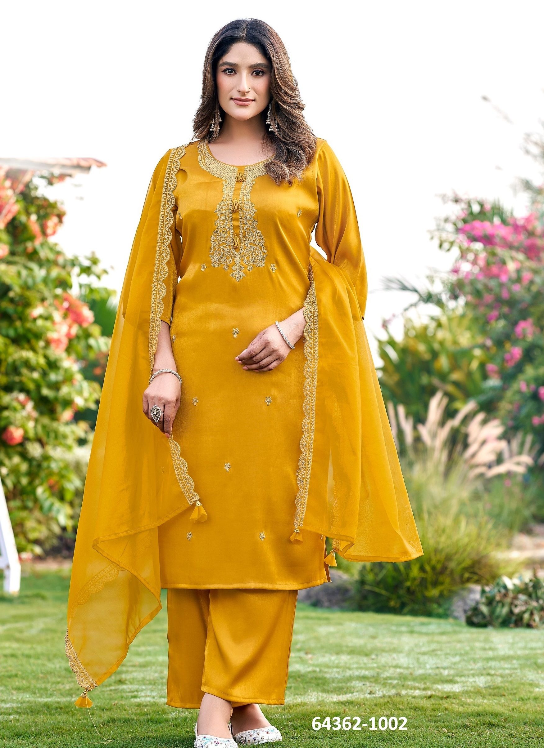 FALAK - Catalog # 64362 (Set of 6 Readymade Salwar Suits) FALAK - Catalog # 64362 (Set of 6 Readymade Salwar Suits)