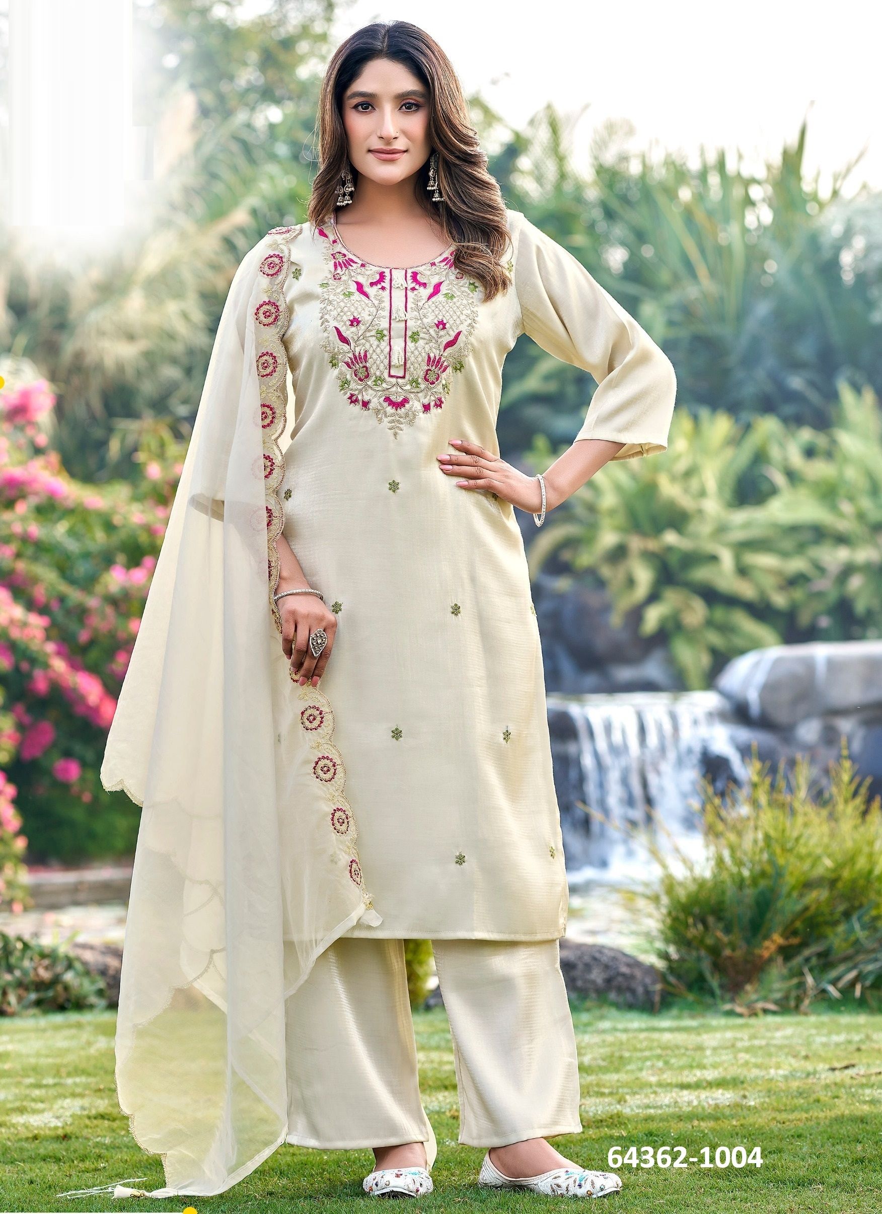 FALAK - Catalog # 64362 (Set of 6 Readymade Salwar Suits) FALAK - Catalog # 64362 (Set of 6 Readymade Salwar Suits)