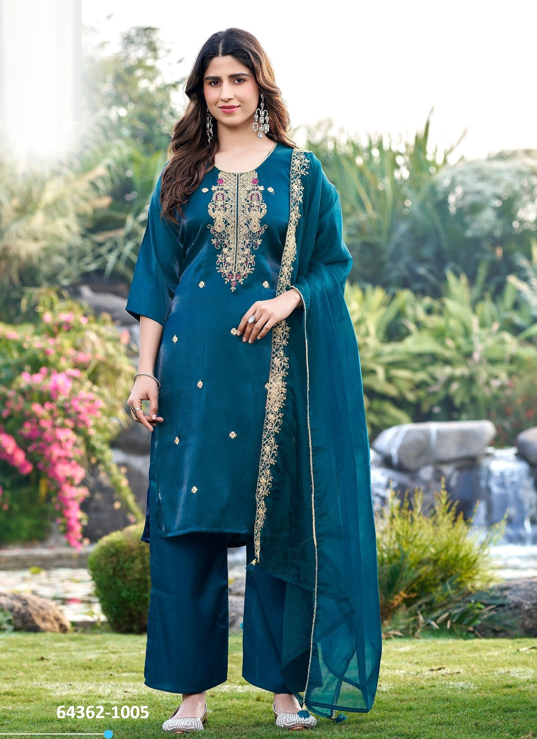 FALAK - Catalog # 64362 (Set of 6 Readymade Salwar Suits) FALAK - Catalog # 64362 (Set of 6 Readymade Salwar Suits)