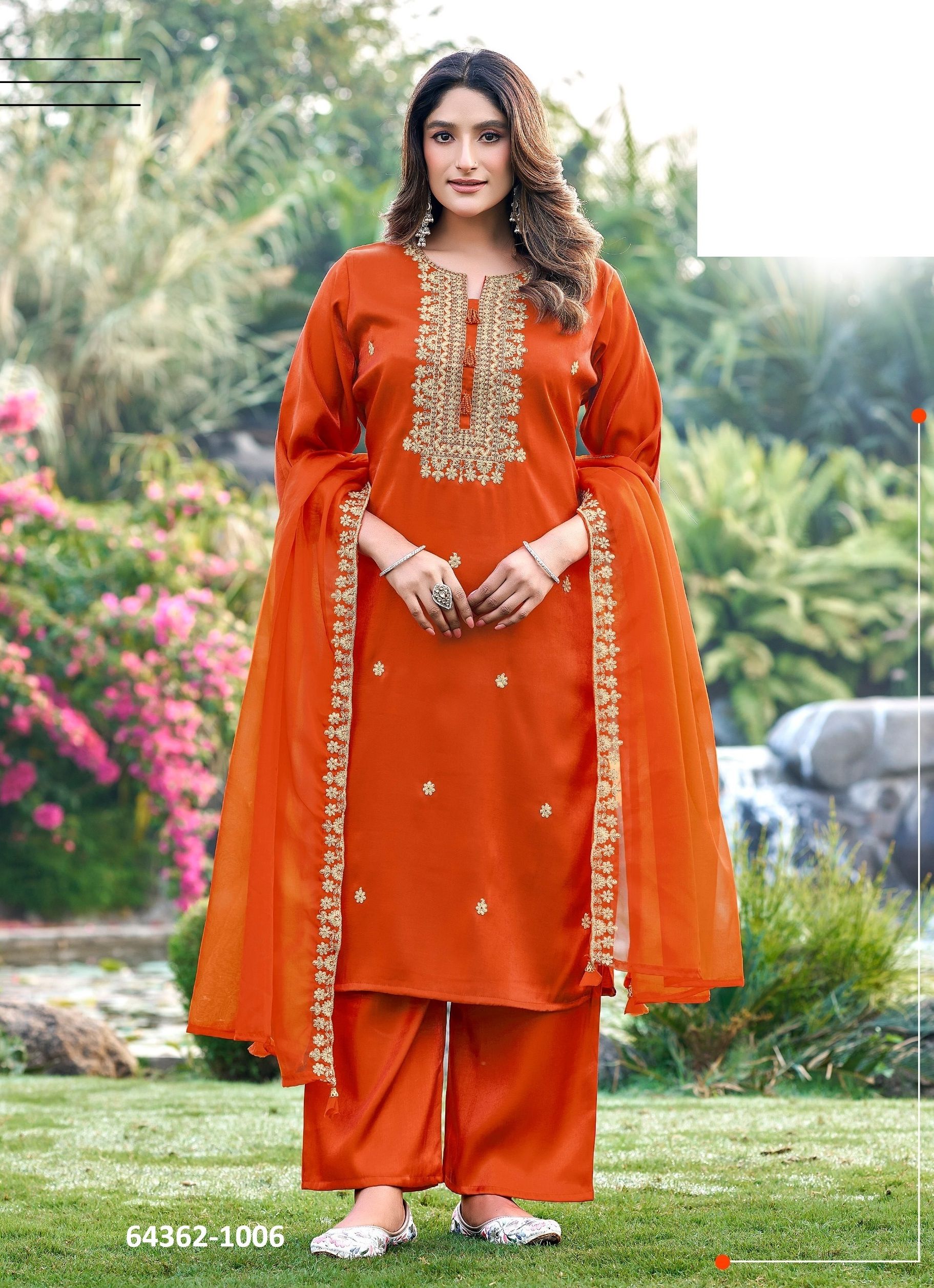 FALAK - Catalog # 64362 (Set of 6 Readymade Salwar Suits) FALAK - Catalog # 64362 (Set of 6 Readymade Salwar Suits)