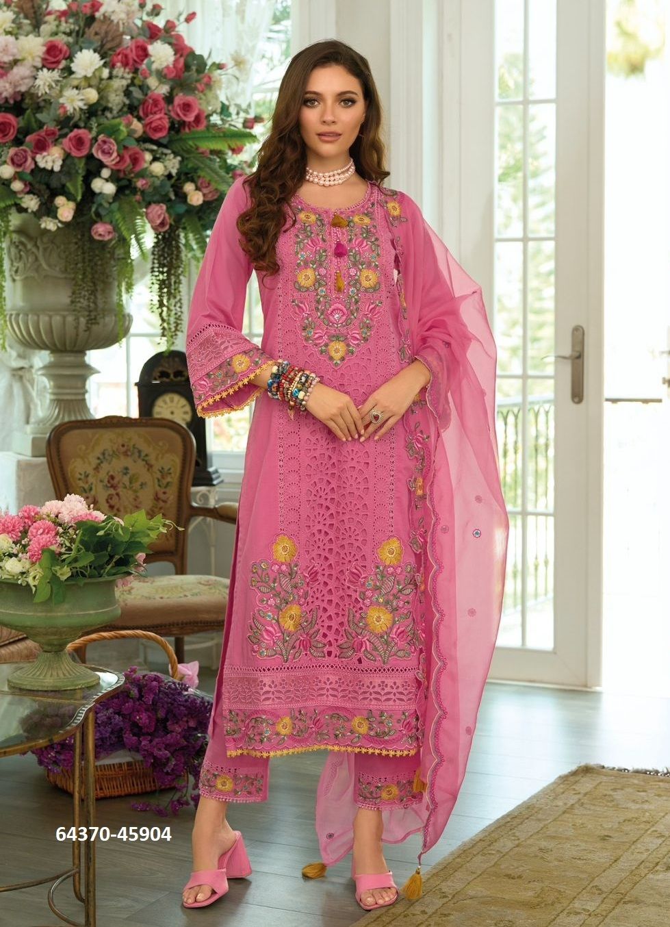 SAFARNAMA 8 - Catalog # 64370 (Set of 4 Readymade Salwar Suits) SAFARNAMA 8 - Catalog # 64370 (Set of 4 Readymade Salwar Suits)