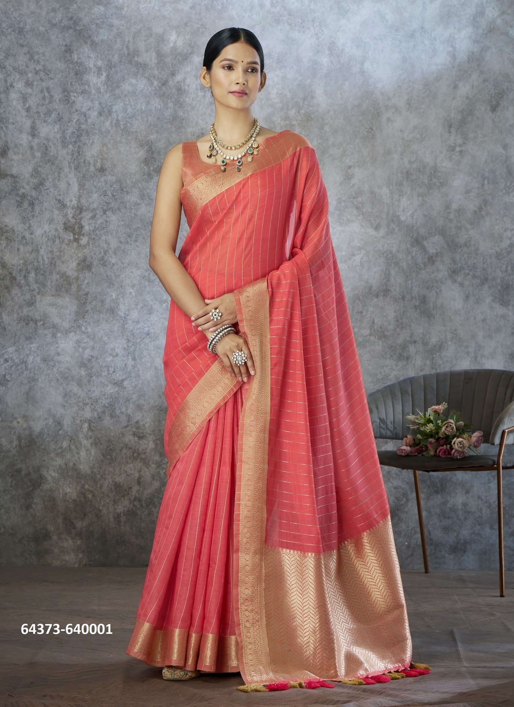 RONAK SILK - Catalog # 64373 (Set of 6 Sarees) RONAK SILK - Catalog # 64373 (Set of 6 Sarees)