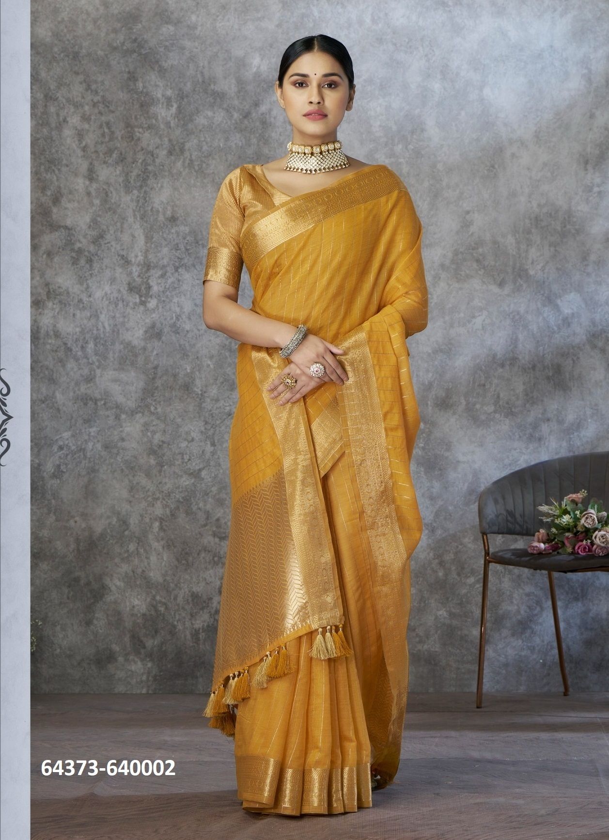 RONAK SILK - Catalog # 64373 (Set of 6 Sarees) RONAK SILK - Catalog # 64373 (Set of 6 Sarees)