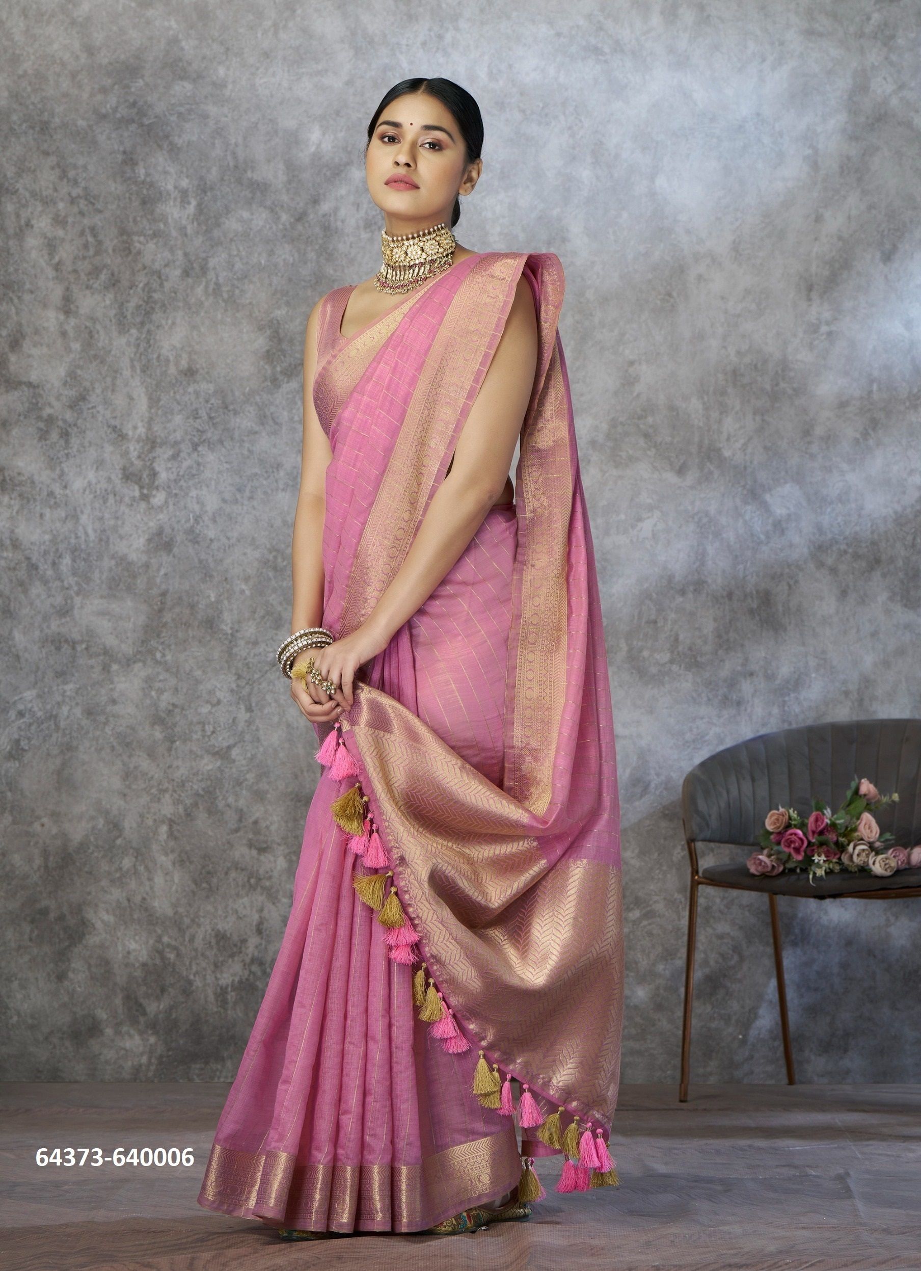 RONAK SILK - Catalog # 64373 (Set of 6 Sarees) RONAK SILK - Catalog # 64373 (Set of 6 Sarees)
