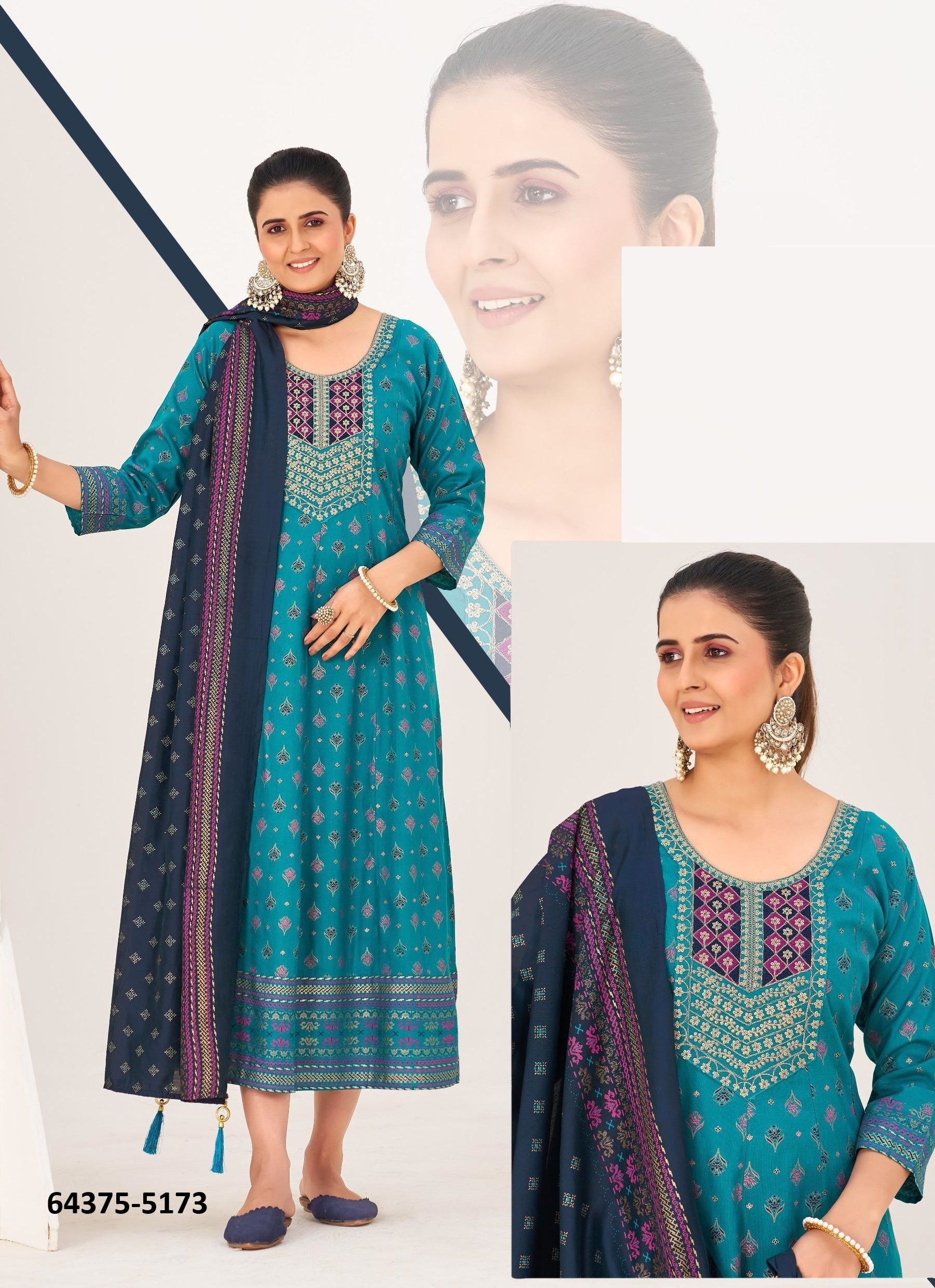 RITU SPECIAL 10 - Catalog # 64375 (Set of 6 Readymade Women's Kurtis / Tops) RITU SPECIAL 10 - Catalog # 64375 (Set of 6 Readymade Women's Kurtis / Tops)