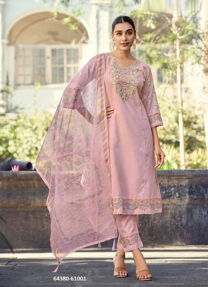 GULZAR - Catalog # 64380 (Set of 4 Readymade Salwar Suits) GULZAR - Catalog # 64380 (Set of 4 Readymade Salwar Suits)
