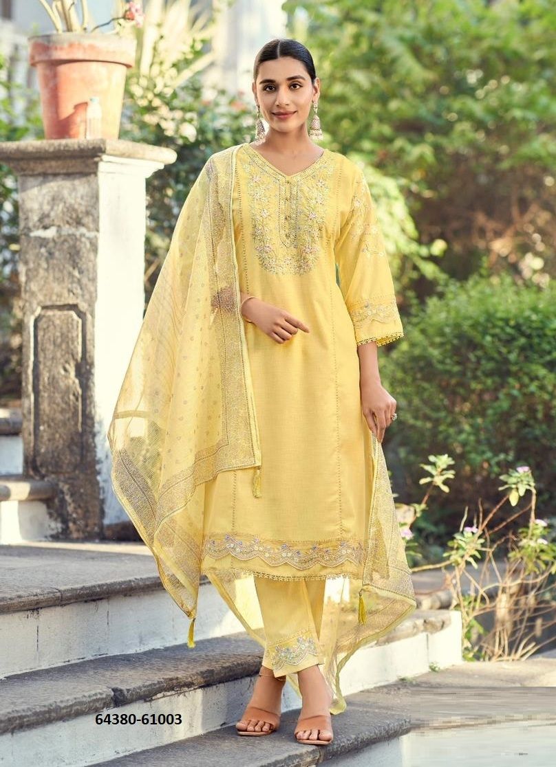 GULZAR - Catalog # 64380 (Set of 4 Readymade Salwar Suits) GULZAR - Catalog # 64380 (Set of 4 Readymade Salwar Suits)