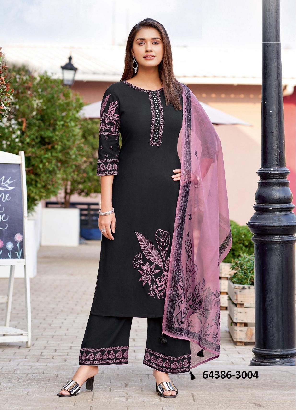 KAMYAA - Catalog # 64386 (Set of 6 Readymade Salwar Suits)