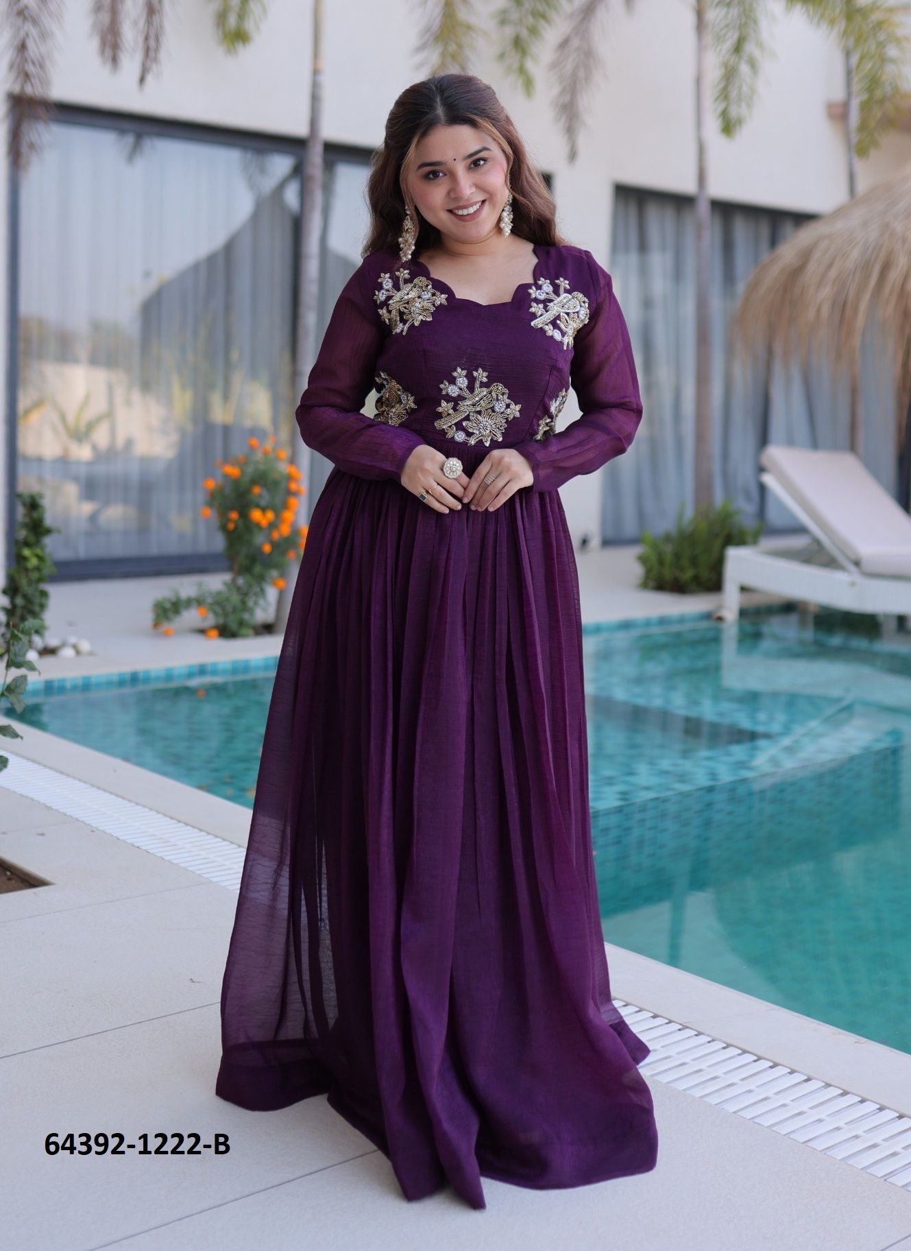 SERIES 1222 - Catalog # 64392 (Set of 2 Readymade Gowns)