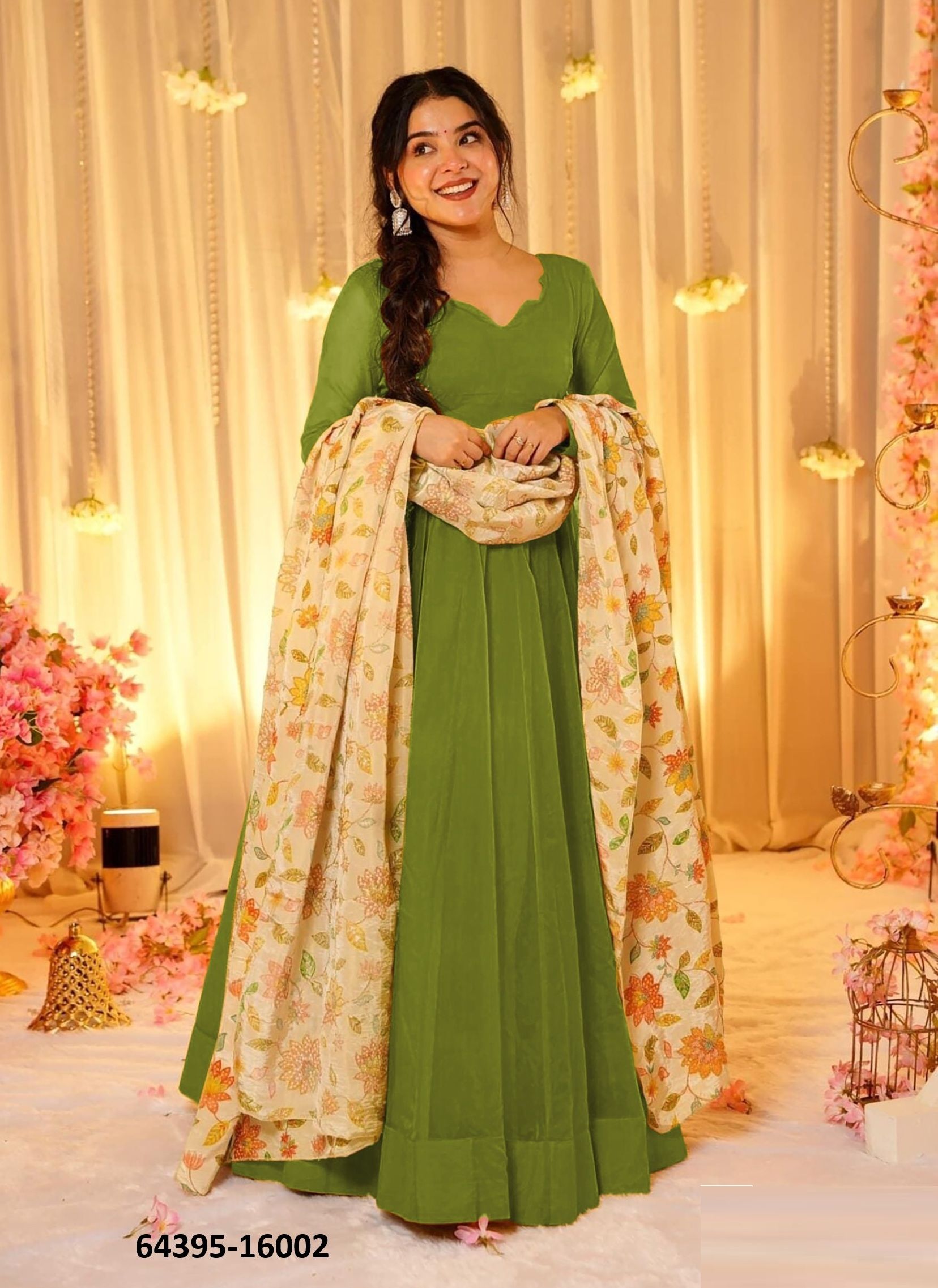 CLORA 16 - Catalog # 64395 (Set of 4 Readymade Gowns) CLORA 16 - Catalog # 64395 (Set of 4 Readymade Gowns)